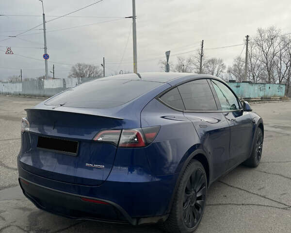 Синий Тесла Model Y, объемом двигателя 0 л и пробегом 87 тыс. км за 33000 $, фото 4 на Automoto.ua