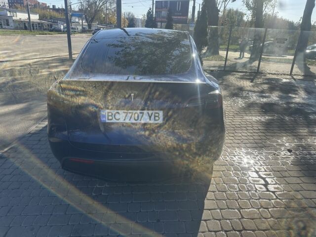 Синий Тесла Model Y, объемом двигателя 0 л и пробегом 41 тыс. км за 25900 $, фото 2 на Automoto.ua