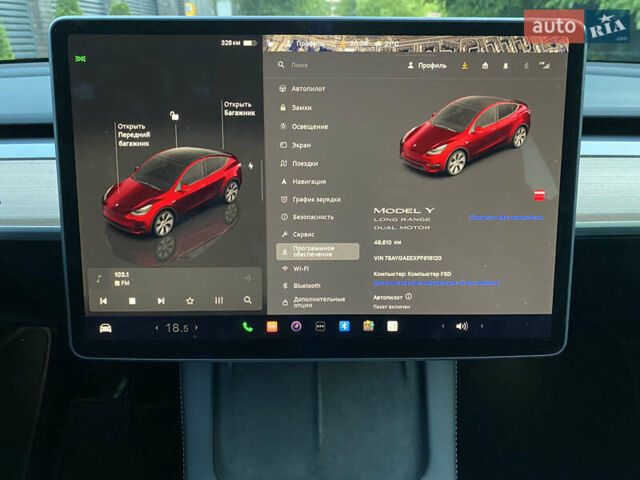Тесла Model Y 2022 в Киеве на Automoto.ua Синий Тесла Model Y, объемом двигателя 0 л и пробегом 54 тыс. км за 26600 $, фото 24 на Automoto.ua