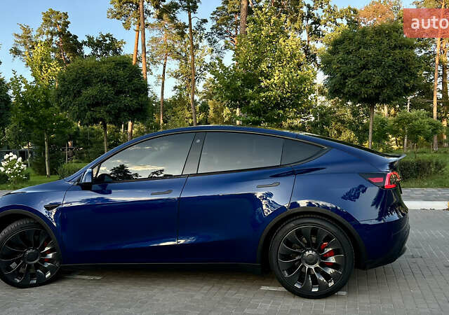 Синий Тесла Model Y, объемом двигателя 0 л и пробегом 84 тыс. км за 26900 $, фото 22 на Automoto.ua