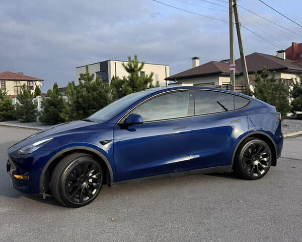 Синий Тесла Model Y, объемом двигателя 0 л и пробегом 52 тыс. км за 30900 $, фото 16 на Automoto.ua