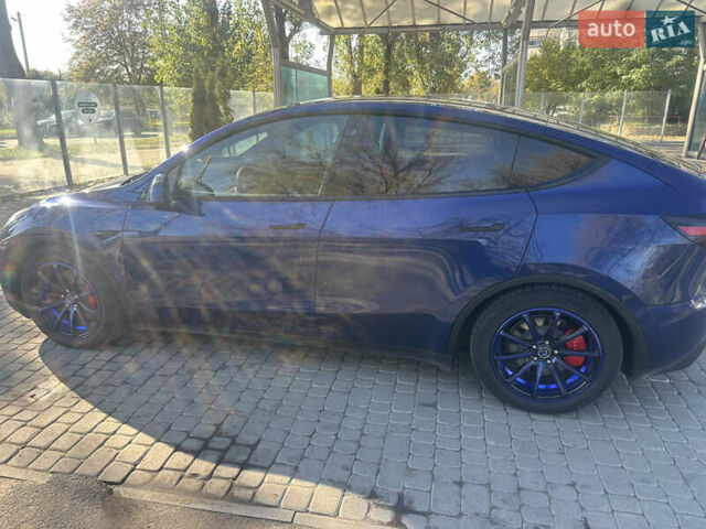 Тесла Model Y 2022 в Львове на Automoto.ua Синий Тесла Model Y, объемом двигателя 0 л и пробегом 39 тыс. км за 27000 $, фото 3 на Automoto.ua