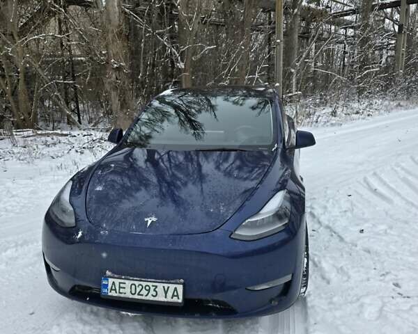 Синій Тесла Model Y, об'ємом двигуна 0 л та пробігом 63 тис. км за 23500 $, фото 1 на Automoto.ua