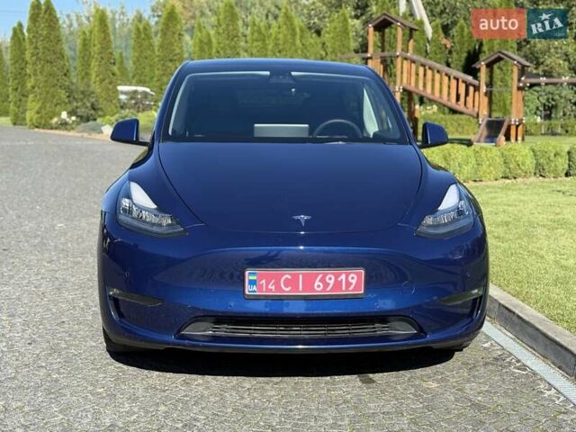 Синий Тесла Model Y, объемом двигателя 0 л и пробегом 80 тыс. км за 25300 $, фото 47 на Automoto.ua