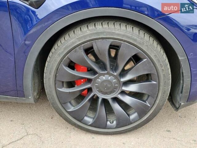 Тесла Model Y 2022 в Киеве на Automoto.ua Синий Тесла Model Y, объемом двигателя 0 л и пробегом 25 тыс. км за 31900 $, фото 17 на Automoto.ua