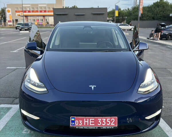 Синий Тесла Model Y, объемом двигателя 0 л и пробегом 43 тыс. км за 25500 $, фото 8 на Automoto.ua