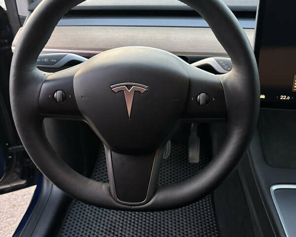 Синий Тесла Model Y, объемом двигателя 0 л и пробегом 43 тыс. км за 25500 $, фото 20 на Automoto.ua