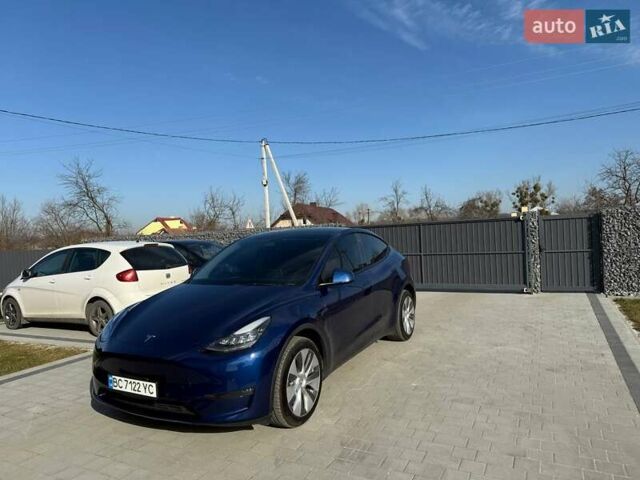 Синий Тесла Model Y, объемом двигателя 0 л и пробегом 80 тыс. км за 27000 $, фото 4 на Automoto.ua