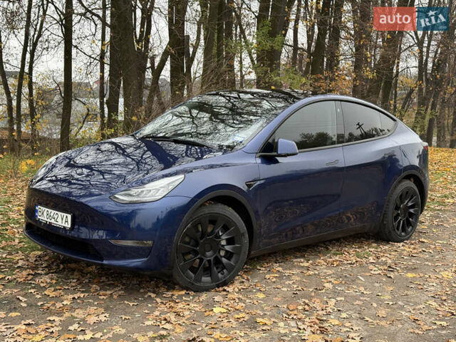 Синий Тесла Model Y, объемом двигателя 0 л и пробегом 133 тыс. км за 23900 $, фото 7 на Automoto.ua