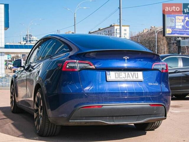 Синий Тесла Model Y, объемом двигателя 0 л и пробегом 18 тыс. км за 34990 $, фото 7 на Automoto.ua