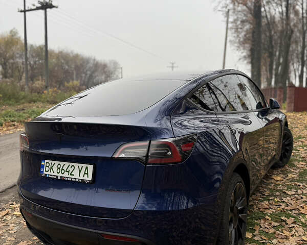 Синий Тесла Model Y, объемом двигателя 0 л и пробегом 133 тыс. км за 23900 $, фото 4 на Automoto.ua