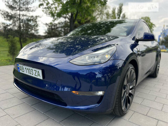 Синій Тесла Model Y, об'ємом двигуна 0 л та пробігом 45 тис. км за 35000 $, фото 4 на Automoto.ua