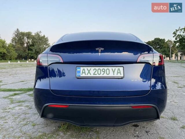 Синий Тесла Model Y, объемом двигателя 0 л и пробегом 27 тыс. км за 33300 $, фото 4 на Automoto.ua