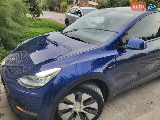 Синий Тесла Model Y, объемом двигателя 0 л и пробегом 63 тыс. км за 26500 $, фото 7 на Automoto.ua