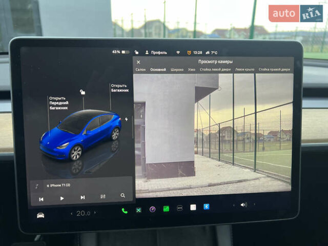 Синий Тесла Model Y, объемом двигателя 0 л и пробегом 86 тыс. км за 24900 $, фото 20 на Automoto.ua