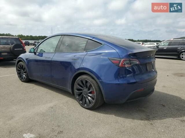 Синій Тесла Model Y, об'ємом двигуна 0 л та пробігом 22 тис. км за 12100 $, фото 2 на Automoto.ua
