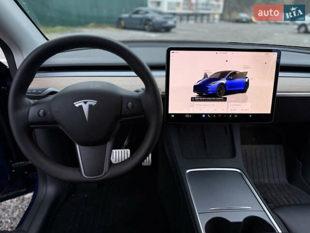 Синий Тесла Model Y, объемом двигателя 0 л и пробегом 38 тыс. км за 28900 $, фото 10 на Automoto.ua