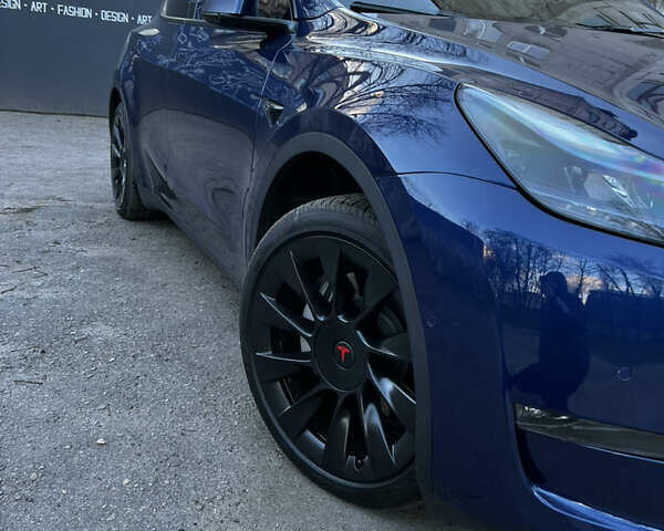 Синій Тесла Model Y, об'ємом двигуна 0 л та пробігом 76 тис. км за 23300 $, фото 3 на Automoto.ua