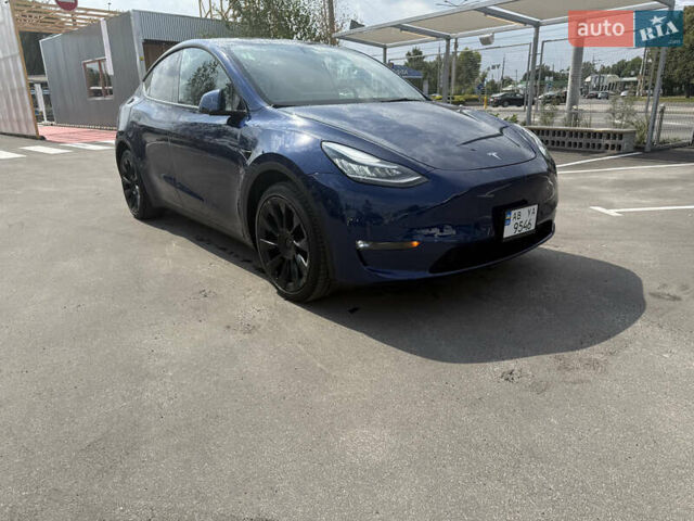 Синий Тесла Model Y, объемом двигателя 0 л и пробегом 120 тыс. км за 25499 $, фото 5 на Automoto.ua