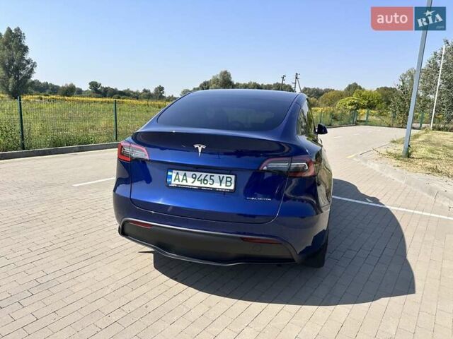 Синий Тесла Model Y, объемом двигателя 0 л и пробегом 48 тыс. км за 26700 $, фото 7 на Automoto.ua
