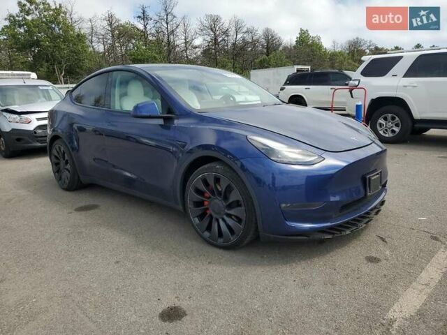 Синій Тесла Model Y, об'ємом двигуна 0 л та пробігом 22 тис. км за 12100 $, фото 3 на Automoto.ua