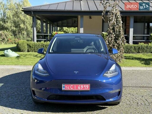 Синий Тесла Model Y, объемом двигателя 0 л и пробегом 80 тыс. км за 25300 $, фото 9 на Automoto.ua