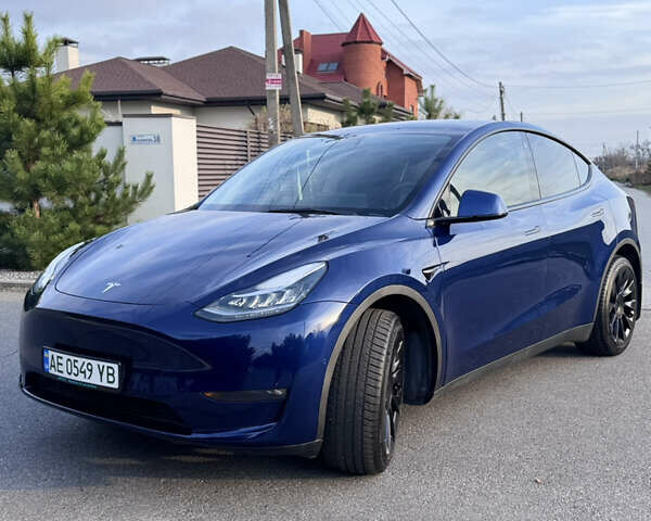 Синий Тесла Model Y, объемом двигателя 0 л и пробегом 52 тыс. км за 30900 $, фото 7 на Automoto.ua