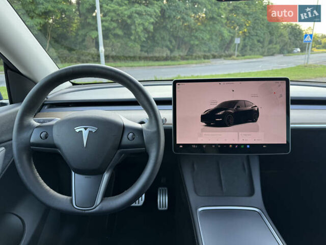 Синий Тесла Model Y, объемом двигателя 0 л и пробегом 61 тыс. км за 23800 $, фото 16 на Automoto.ua