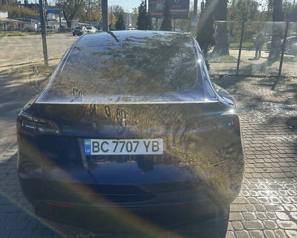 Тесла Model Y 2022 в Львове на Automoto.ua Синий Тесла Model Y, объемом двигателя 0 л и пробегом 39 тыс. км за 27000 $, фото 2 на Automoto.ua