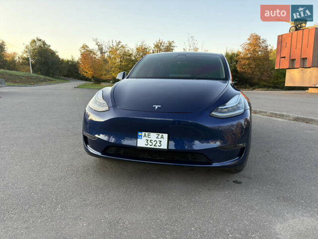 Синий Тесла Model Y, объемом двигателя 0 л и пробегом 42 тыс. км за 24500 $, фото 4 на Automoto.ua