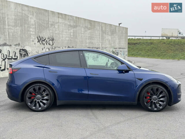 Синий Тесла Model Y, объемом двигателя 0 л и пробегом 66 тыс. км за 24100 $, фото 8 на Automoto.ua
