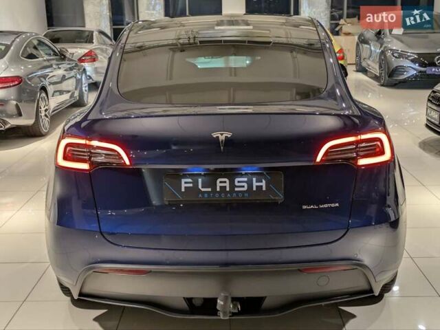 Синий Тесла Model Y, объемом двигателя 0 л и пробегом 51 тыс. км за 30900 $, фото 11 на Automoto.ua