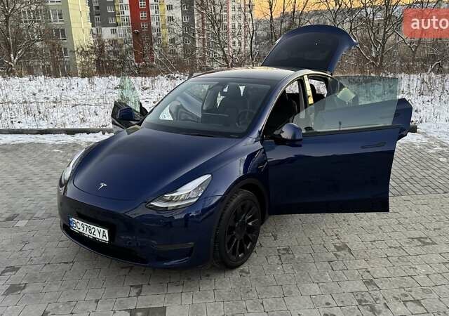 Синий Тесла Model Y, объемом двигателя 0 л и пробегом 15 тыс. км за 31500 $, фото 14 на Automoto.ua