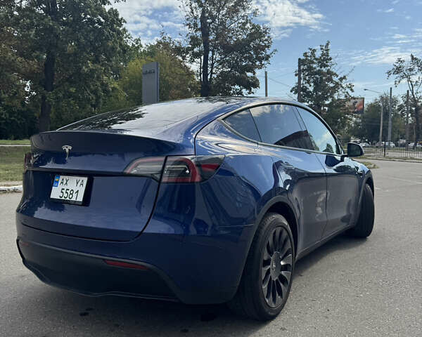 Синий Тесла Model Y, объемом двигателя 0 л и пробегом 10 тыс. км за 25000 $, фото 3 на Automoto.ua