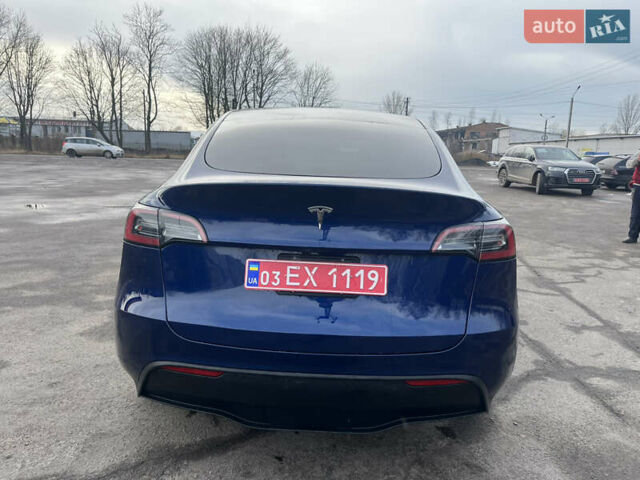 Синий Тесла Model Y, объемом двигателя 0 л и пробегом 20 тыс. км за 32500 $, фото 14 на Automoto.ua