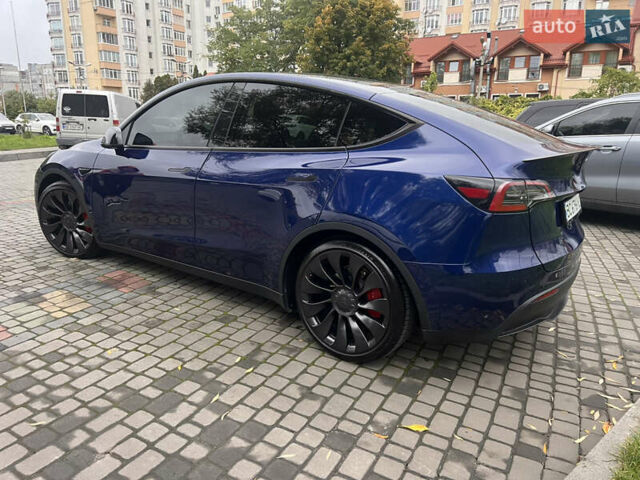Синій Тесла Model Y, об'ємом двигуна 0 л та пробігом 40 тис. км за 38500 $, фото 6 на Automoto.ua