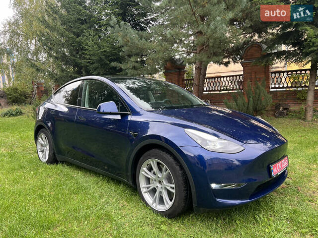 Синий Тесла Model Y, объемом двигателя 0 л и пробегом 37 тыс. км за 27270 $, фото 8 на Automoto.ua