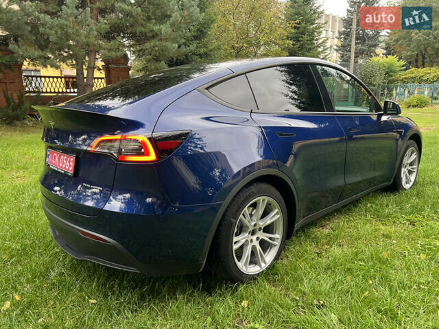 Синий Тесла Model Y, объемом двигателя 0 л и пробегом 37 тыс. км за 27270 $, фото 13 на Automoto.ua