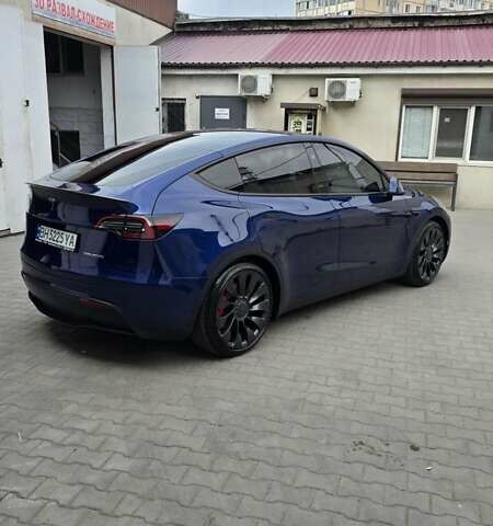 Синий Тесла Model Y, объемом двигателя 0 л и пробегом 9 тыс. км за 35000 $, фото 8 на Automoto.ua
