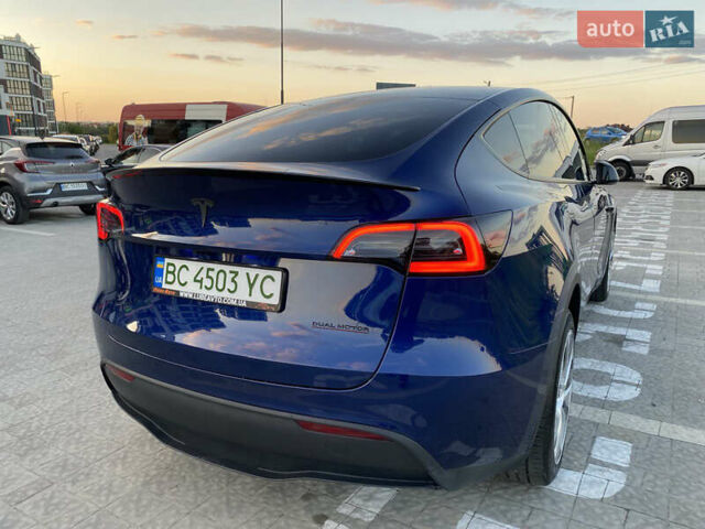 Синий Тесла Model Y, объемом двигателя 0 л и пробегом 15 тыс. км за 28200 $, фото 5 на Automoto.ua