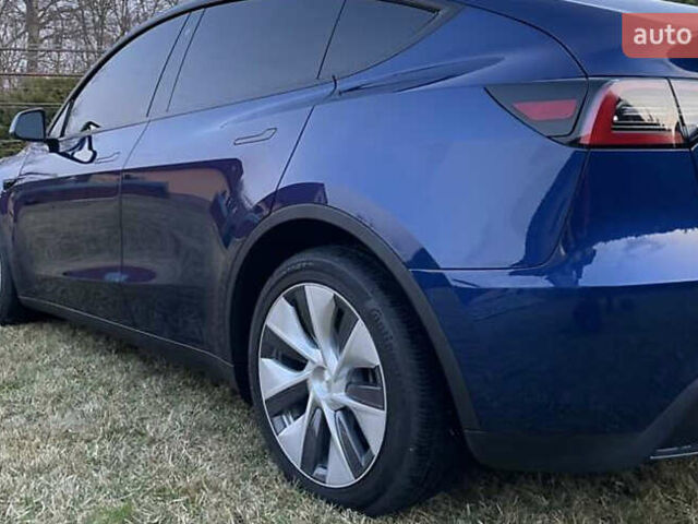 Синий Тесла Model Y, объемом двигателя 0 л и пробегом 51 тыс. км за 28500 $, фото 6 на Automoto.ua