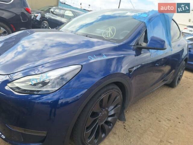 Синий Тесла Model Y, объемом двигателя 0 л и пробегом 37 тыс. км за 23000 $, фото 9 на Automoto.ua