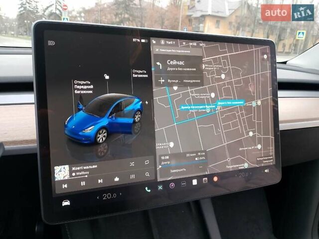 Синій Тесла Model Y, об'ємом двигуна 0 л та пробігом 54 тис. км за 30000 $, фото 45 на Automoto.ua