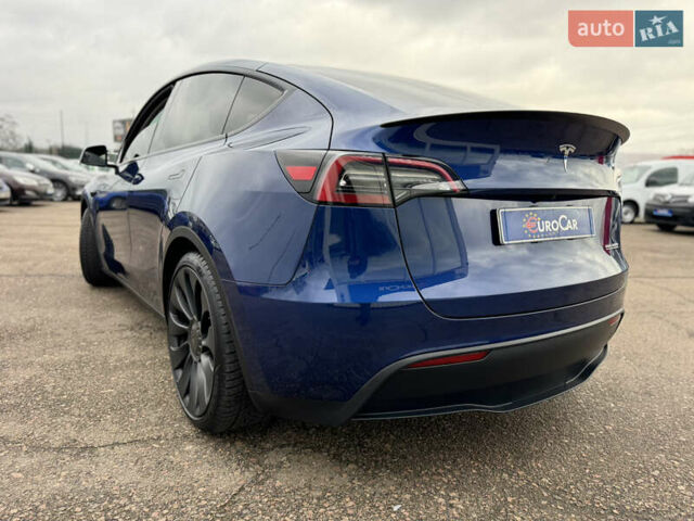 Синий Тесла Model Y, объемом двигателя 0 л и пробегом 36 тыс. км за 31000 $, фото 10 на Automoto.ua