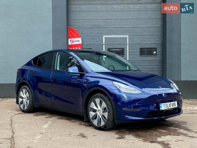 Синий Тесла Model Y, объемом двигателя 0 л и пробегом 35 тыс. км за 30999 $, фото 11 на Automoto.ua