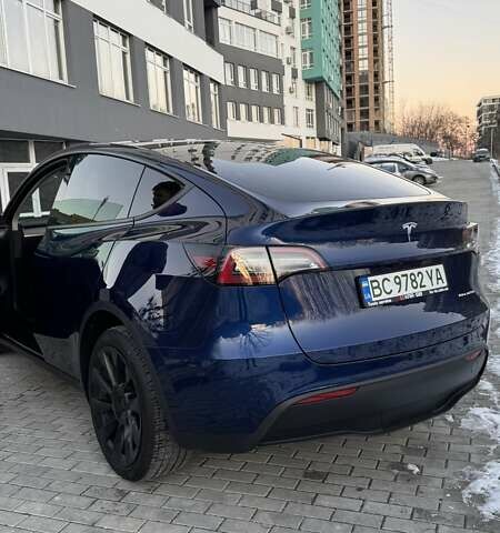 Синий Тесла Model Y, объемом двигателя 0 л и пробегом 15 тыс. км за 31500 $, фото 2 на Automoto.ua