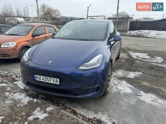 Синий Тесла Model Y, объемом двигателя 0 л и пробегом 21 тыс. км за 26500 $, фото 32 на Automoto.ua