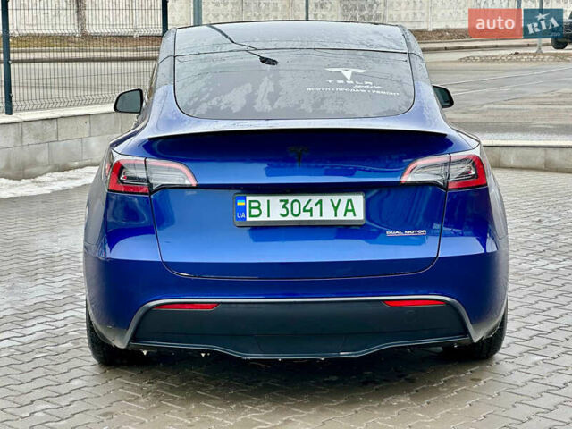 Синий Тесла Model Y, объемом двигателя 0 л и пробегом 15 тыс. км за 31400 $, фото 2 на Automoto.ua