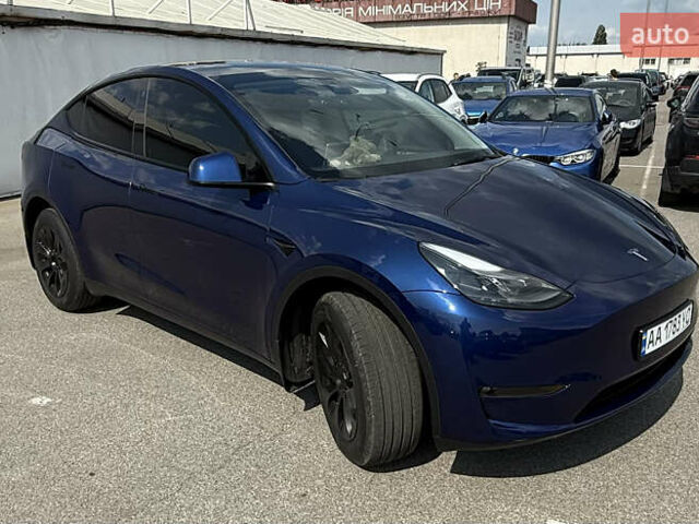 Синий Тесла Model Y, объемом двигателя 0 л и пробегом 26 тыс. км за 30000 $, фото 7 на Automoto.ua