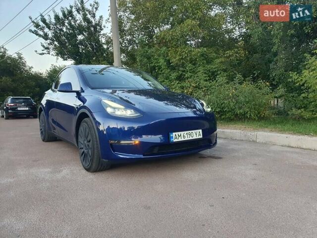 Синий Тесла Model Y, объемом двигателя 0 л и пробегом 31 тыс. км за 28000 $, фото 17 на Automoto.ua